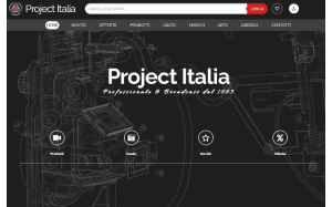 Il sito online di Project Italia