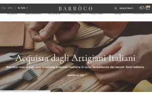 Il sito online di Barroco Italia