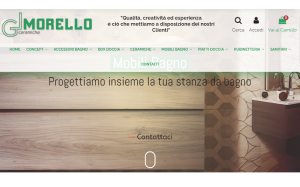 Il sito online di GL Ceramiche Morello