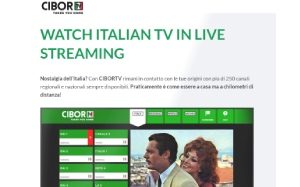 Il sito online di Cibortv