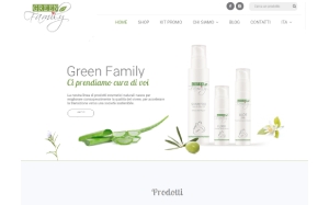 Il sito online di Green Family