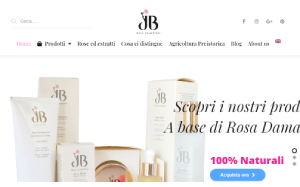 Il sito online di JB Rose Cosm-Ethic