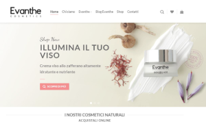 Il sito online di Evanthe