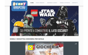 Il sito online di Benny Giocattoli