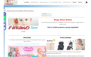 Il sito online di Farano store