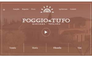 Il sito online di Poggio al Tufo