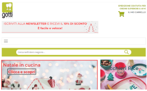 Il sito online di Gotti shop