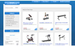 Il sito online di Fitness Sport Store