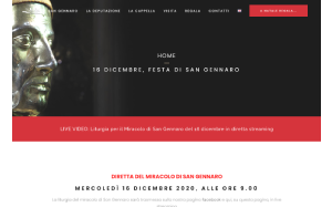 Il sito online di Cappella San Gennaro