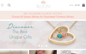 Il sito online di Bloom Boutique