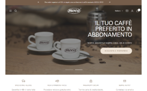 Il sito online di Caffè Moca