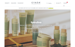 Il sito online di Gyada Cosmetics