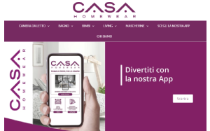 Il sito online di Casahomewear