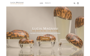 Il sito online di Lucia Magnani Skincare