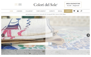 Il sito online di Colori del Sole