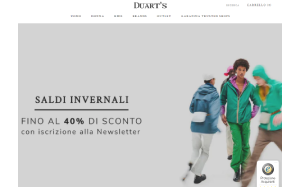 Il sito online di Duart store