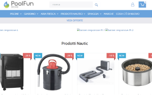 Il sito online di Poolfunstore