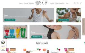 Il sito online di Calze per Passione