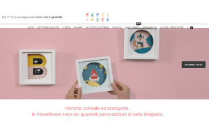 Il sito online di Paper Boxes