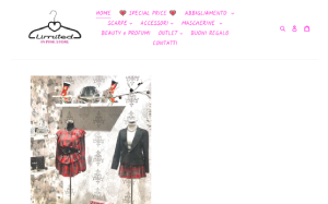 Il sito online di Limited in Pink