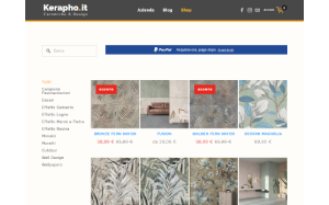 Il sito online di Kerapho Ceramiche & Design