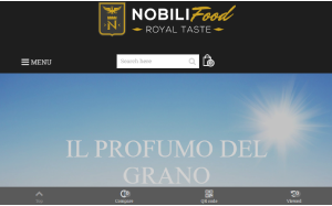 Il sito online di Nobili Food