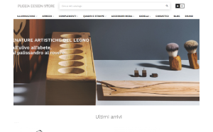 Il sito online di Puglia design store