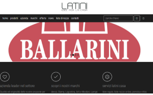 Il sito online di Latini Casa