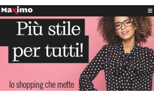 Il sito online di Maximo Shopping