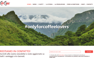 Il sito online di Caffe Gioia