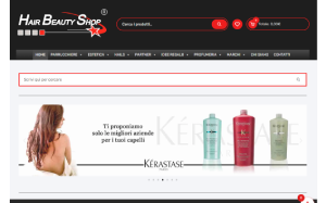 Il sito online di Hair Beauty Shop