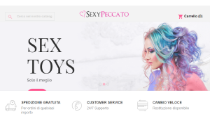Il sito online di Sexy Peccato
