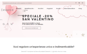 Il sito online di DreamIt