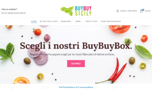 Il sito online di Buy Buy Sicily