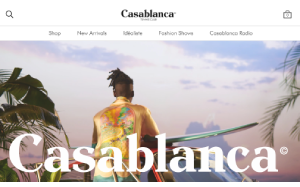 Il sito online di Casablanca Paris