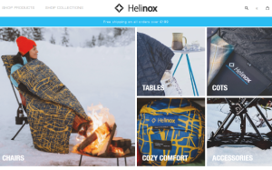 Il sito online di Helinox