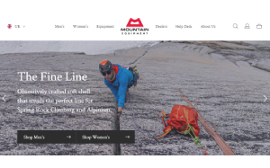 Visita lo shopping online di Mountain Equipment