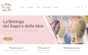 Il sito online di La Bottega dei Sogni e delle Idee