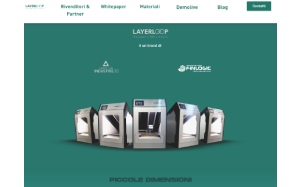 Il sito online di LayerLoop3d