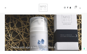 Il sito online di Magbio Cosmetici