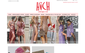 Il sito online di HICH Store