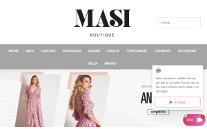 Il sito online di Masi Boutique