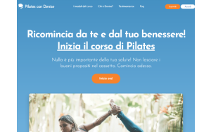 Il sito online di Pilates con Denise