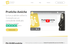 Il sito online di Pratiche Amiche