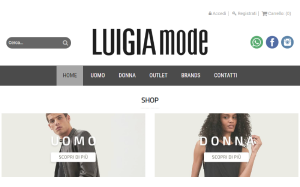 Il sito online di Luigia Mode Store