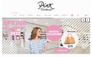 Il sito online di Pink Pelletteria