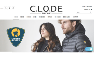 Il sito online di Clode boutique