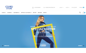 Il sito online di Coiro store