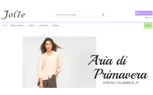 Il sito online di Jolie fashionstore