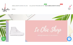 Il sito online di LeChicshop